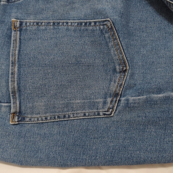 Abercrombie & Fitch The Super Skinny Ankle High Rise Jeans, Color Blue Size 34 - Picture 12 of 15